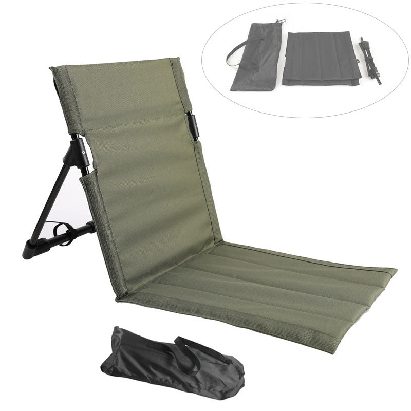 Ultra-Light Folding Chair For Camping, Beach, And Road Trips - Durable Aluminum Alloy, Portable And Comfortable