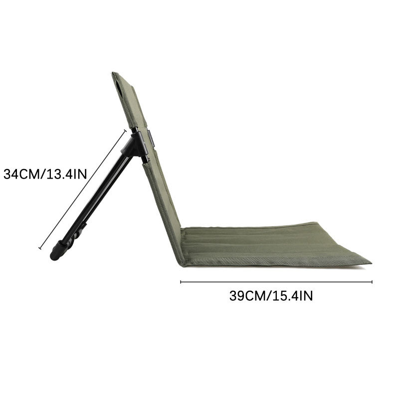 Ultra-Light Folding Chair For Camping, Beach, And Road Trips - Durable Aluminum Alloy, Portable And Comfortable