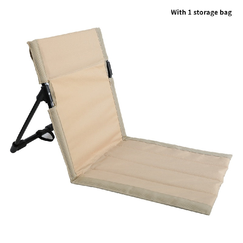 Ultra-Light Folding Chair For Camping, Beach, And Road Trips - Durable Aluminum Alloy, Portable And Comfortable