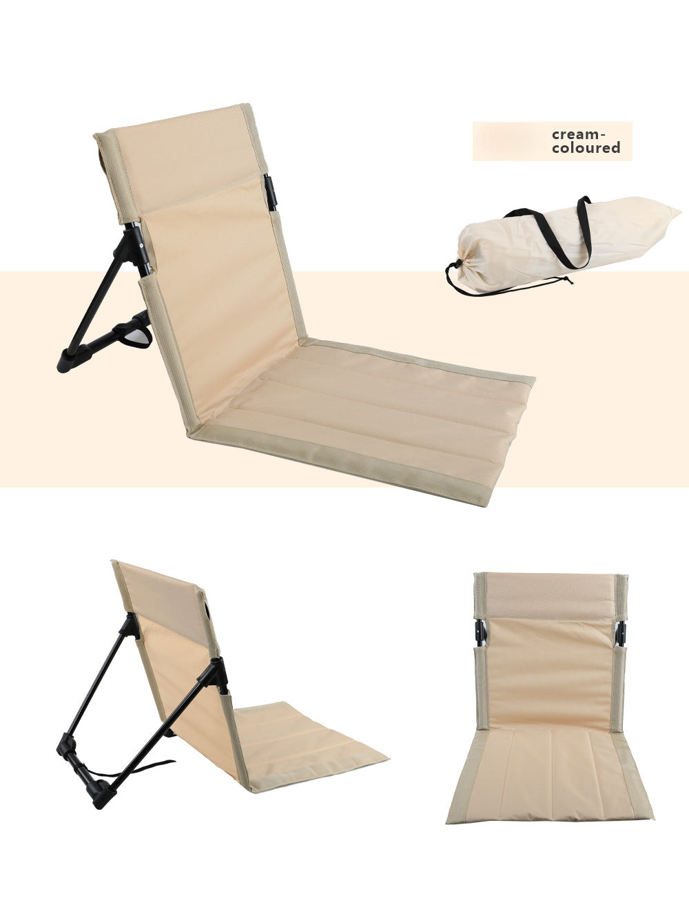 Ultra-Light Folding Chair For Camping, Beach, And Road Trips - Durable Aluminum Alloy, Portable And Comfortable