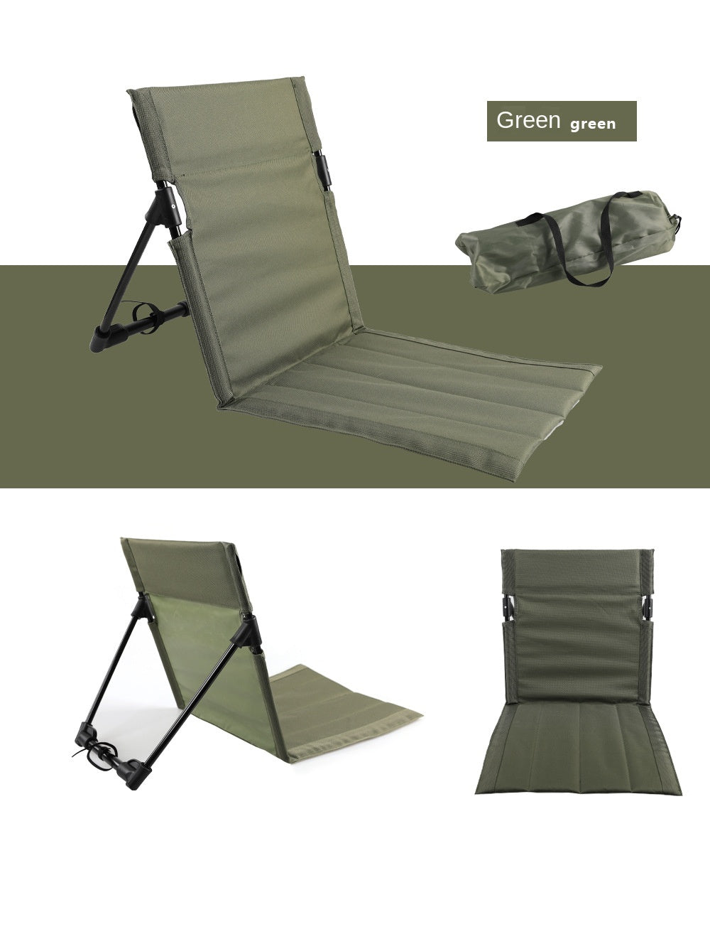 Ultra-Light Folding Chair For Camping, Beach, And Road Trips - Durable Aluminum Alloy, Portable And Comfortable