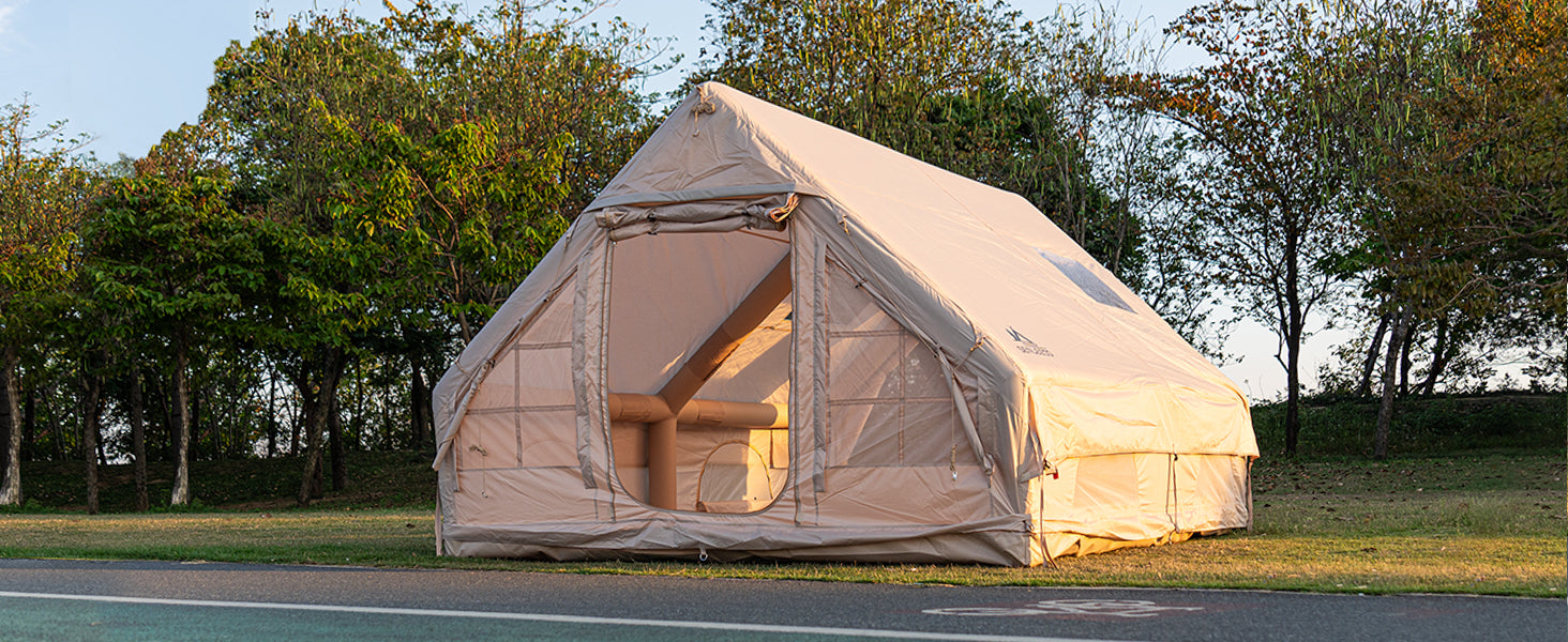 129 Sqft Large inflatable tent with Tarp,8 Person