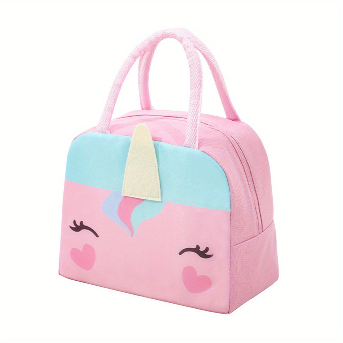 3D Insulated Cute Cartoon Lunch Bag - Perfect For School, Office, And Outdoor Camping
