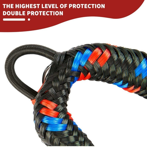 2Pcs Bungee Dock Line Mooring Rope Marine Mooring Rope Pontoon Kayak