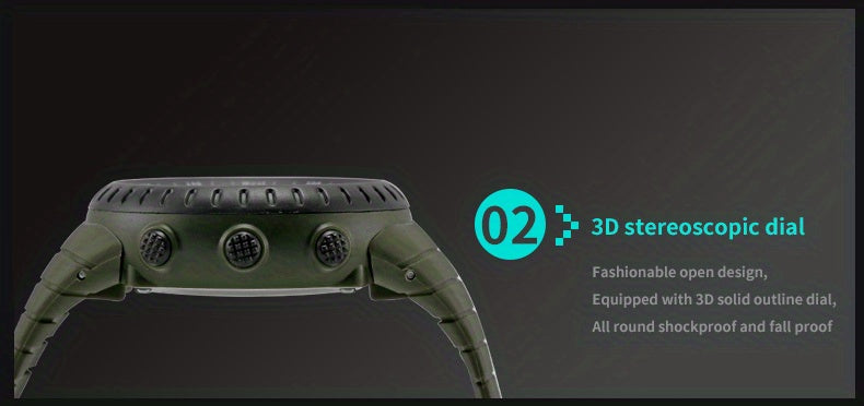 SMAEL Outdoor Explorer Watch - Water Resistant LED Electronic Timepiece with Luminous Display, Alarm, and Digital Wristband - Perfect for Camping, Hiking, Travel, and Adventure Seekers