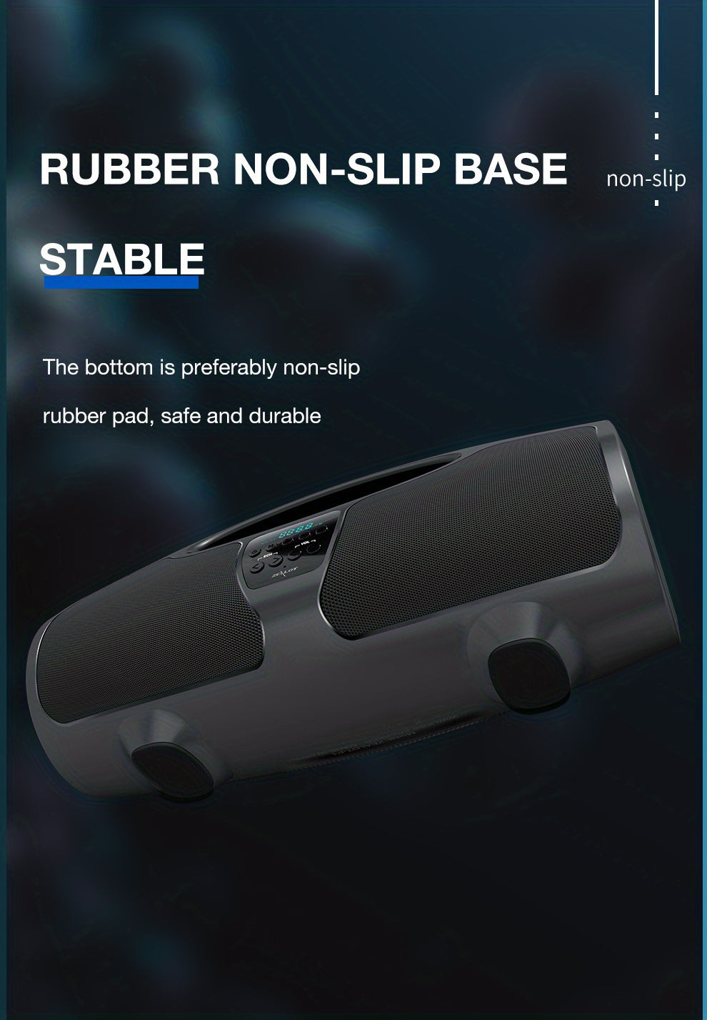 Zealot P1 60W Wireless Portable Singing Speaker - High-Power Dual Speaker with Karaoke Mic, Subwoofer, 3D Surround Sound, Surging Bass, FM TF USB Compatibility - Perfect for Home, Car, Outdoor, Camping, and Gift Ideas for Tha