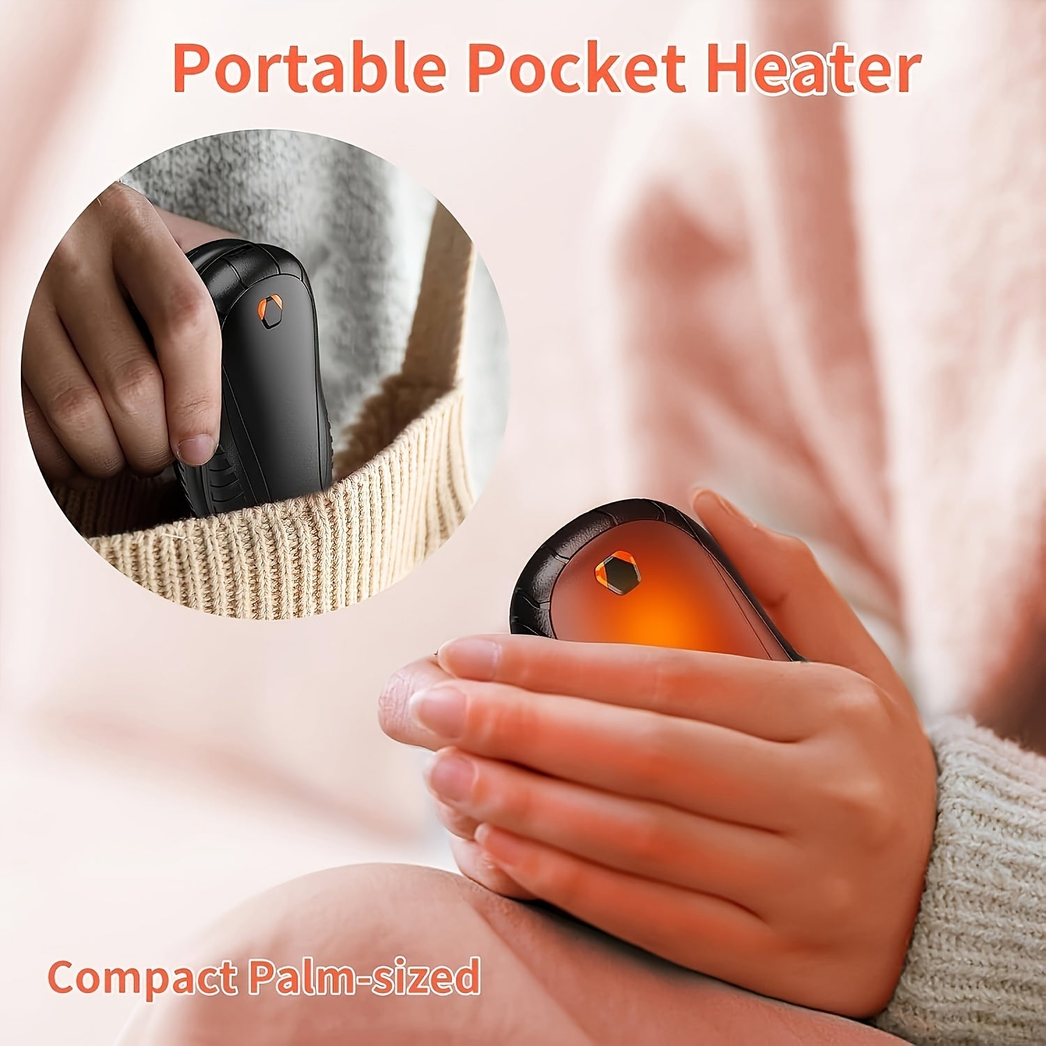 Electric Hand Warmer, Pack Of 2 Portable