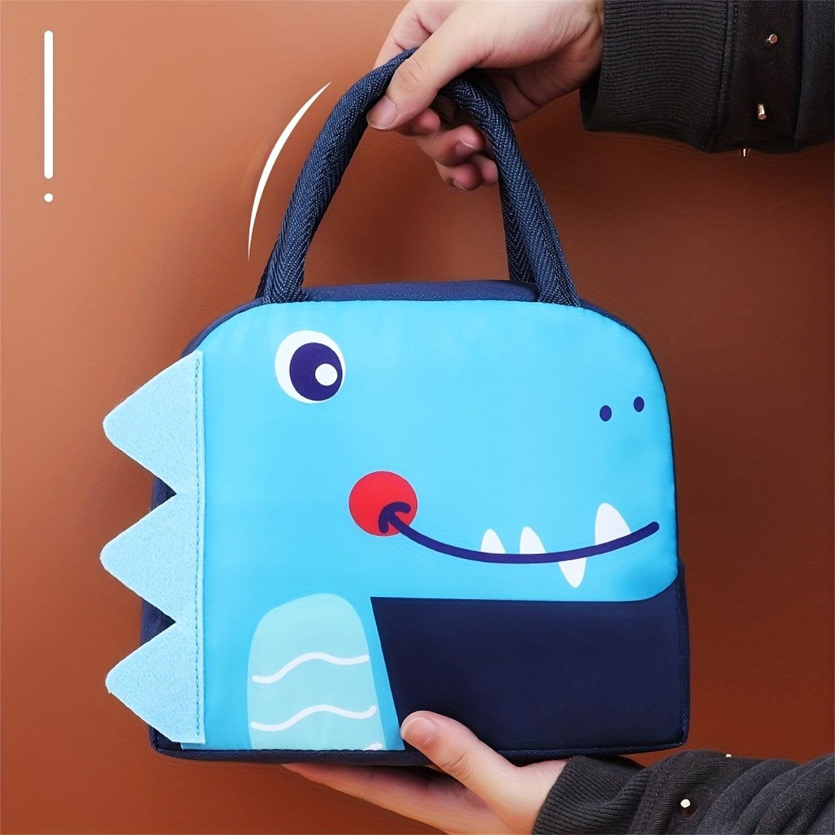 3D Insulated Cute Cartoon Lunch Bag - Perfect For School, Office, And Outdoor Camping