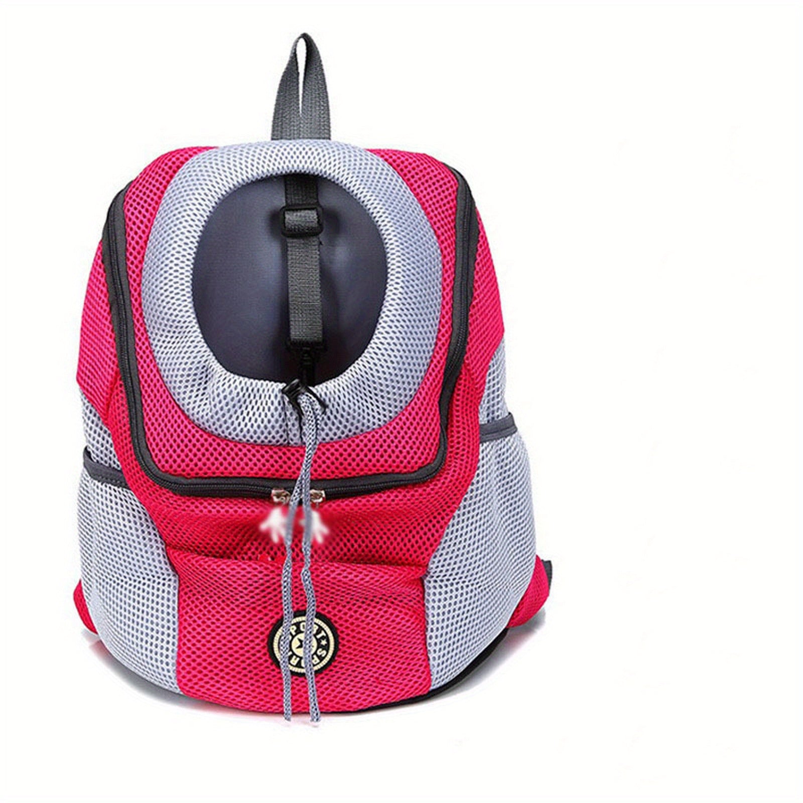 Portable Pet Pal Dog Carrier Backpack - Spacious Nylon Travel Bag with Zipper Closure for Hiking, Camping, and Outdoor Adventures - Comfortable, Ventilated, and Easy to Clean