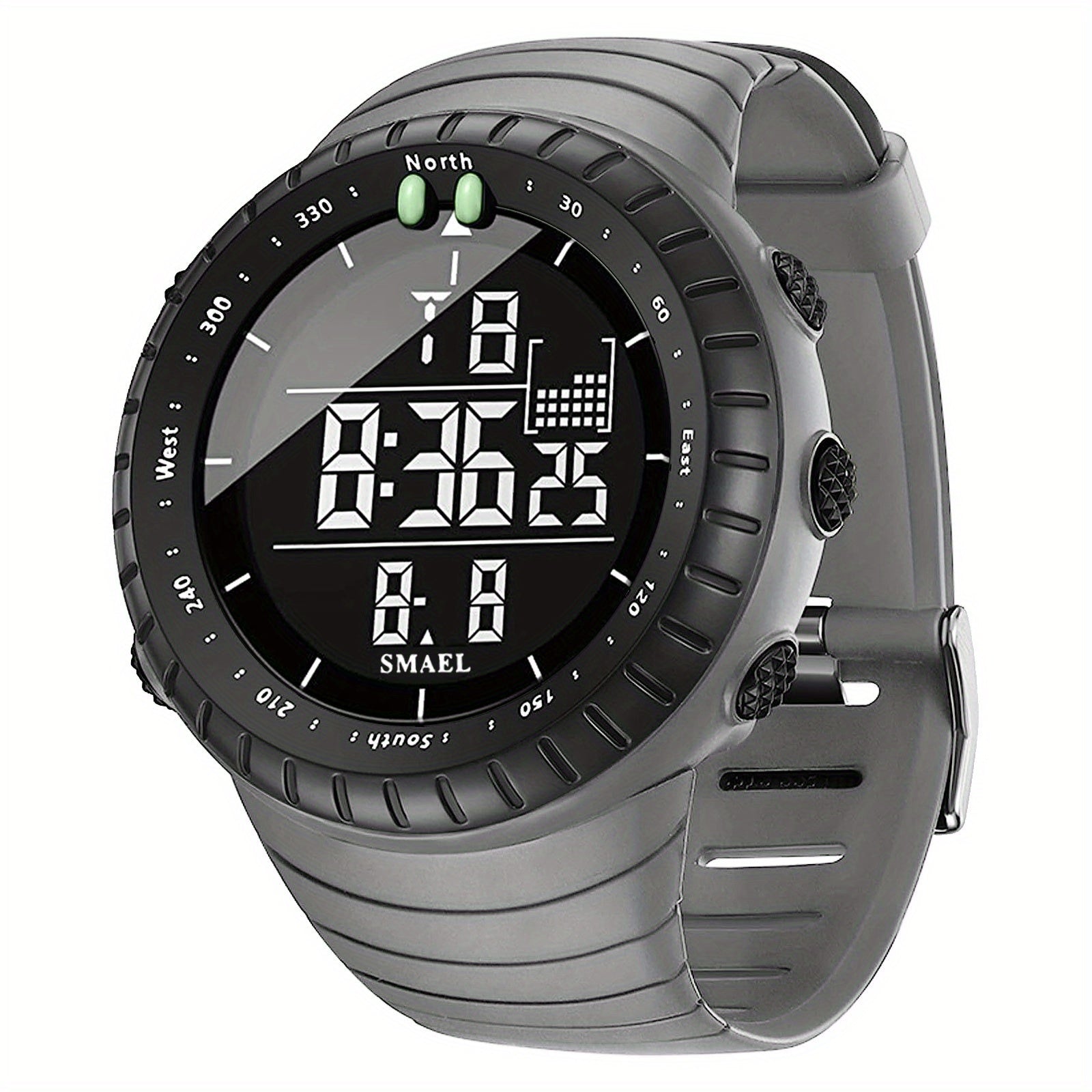 SMAEL Outdoor Explorer Watch - Water Resistant LED Electronic Timepiece with Luminous Display, Alarm, and Digital Wristband - Perfect for Camping, Hiking, Travel, and Adventure Seekers