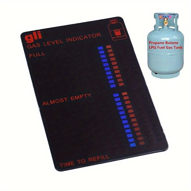 Propane/Butane LPG Fuel Gas Tank Test Card - Ensure Accurate Readings, Convenient, Easy-to-Use, Reliable, and Durable for RV, Camping, and BBQ - Get Instant Results with Our High-Quality Testing Device