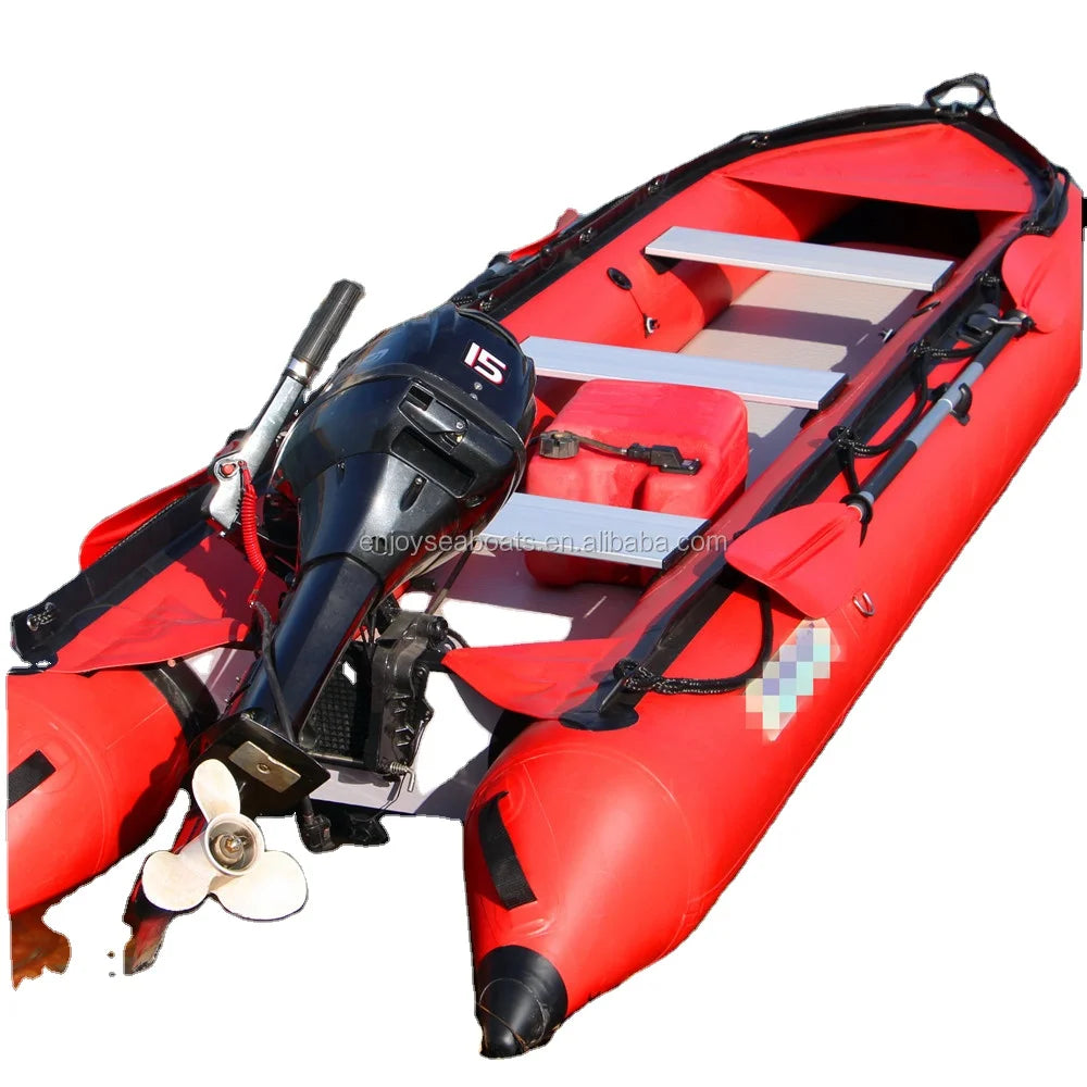 Hot Sale AK-430 Drop Stitch PVC Inflatable Kayak New Design for Fun and Fishing Good Quality Rigid Sport Boat for Divers