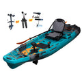 10ft Modular Pedal Fishing Kayak 430lbs Capacity 2-Piece Design Canoe motor available ( Easy to Storage)