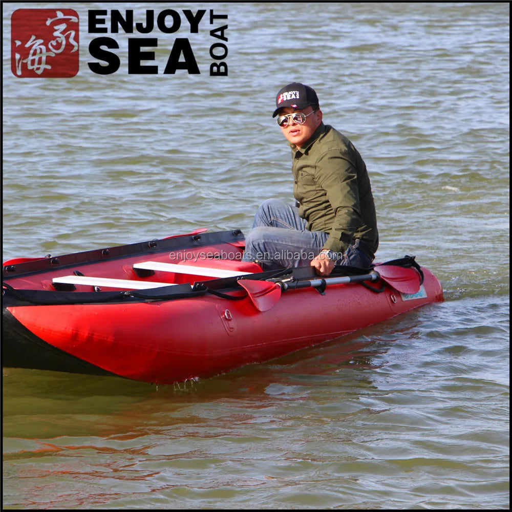 Hot Sale AK-430 Drop Stitch PVC Inflatable Kayak New Design for Fun and Fishing Good Quality Rigid Sport Boat for Divers