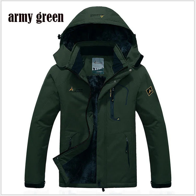 Winter Parka Men Windbreak