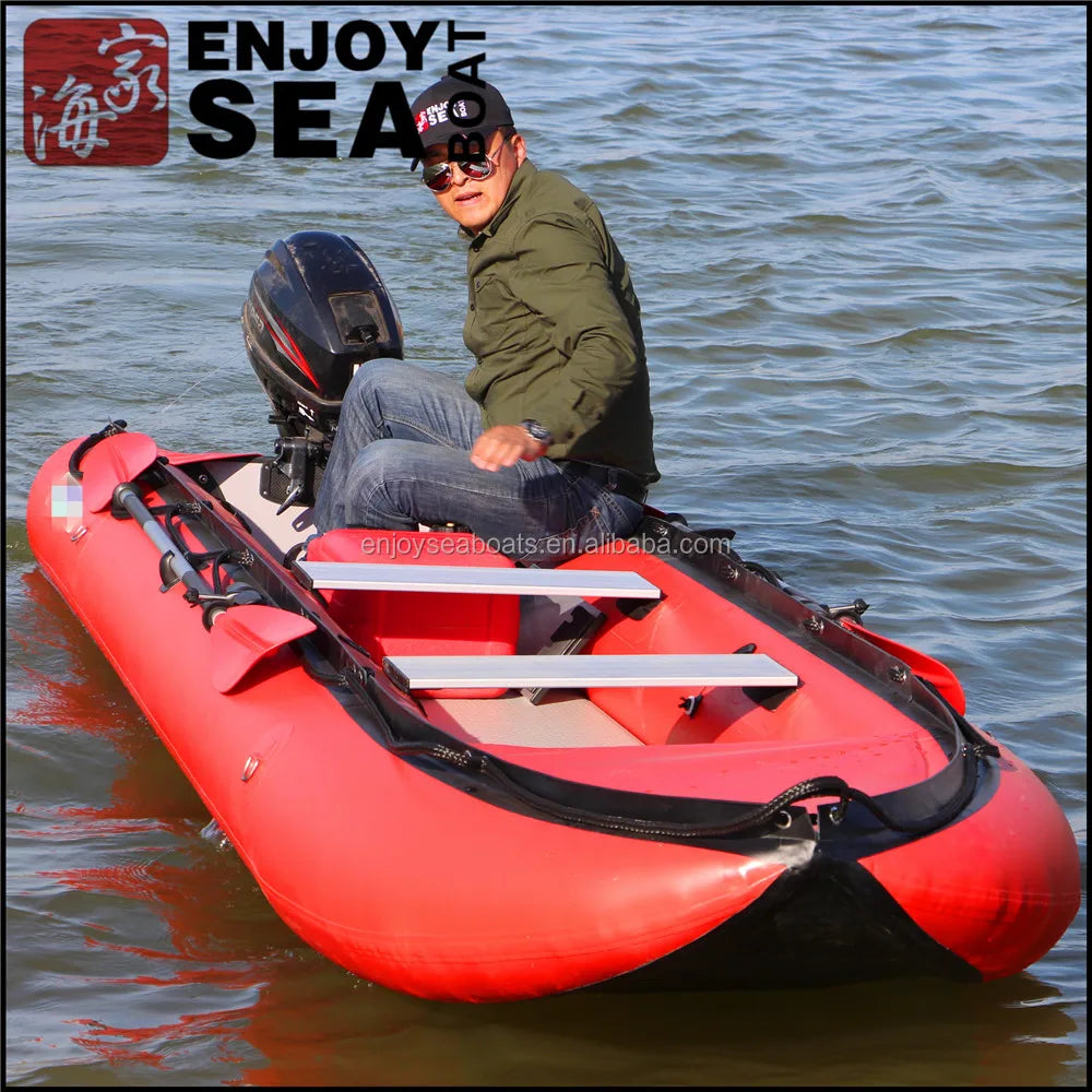 Hot Sale AK-430 Drop Stitch PVC Inflatable Kayak New Design for Fun and Fishing Good Quality Rigid Sport Boat for Divers