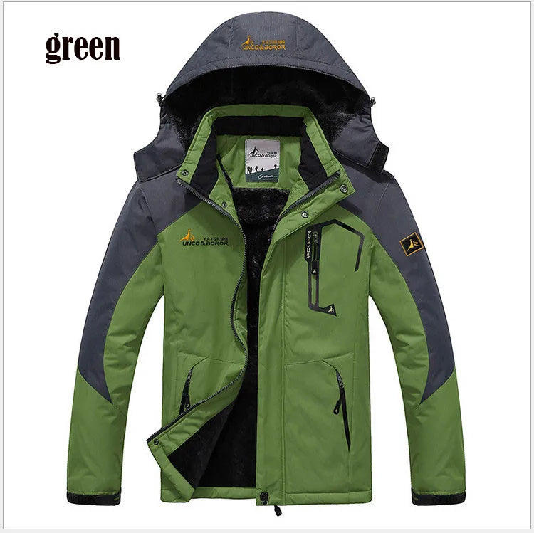 Winter Parka Men Windbreak