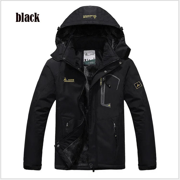 Winter Parka Men Windbreak