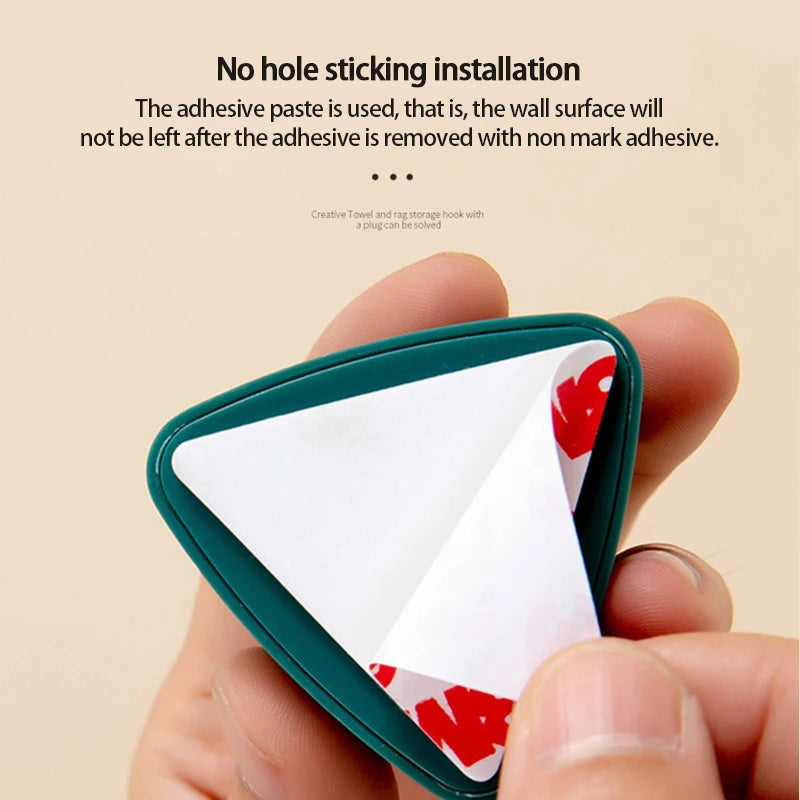 Towel Holder Kitchen Storage Hooks Sucker Wall Washing Cloth Hanger Rack Rag Organizer Bathroom Mounted Hook Support Wholesale