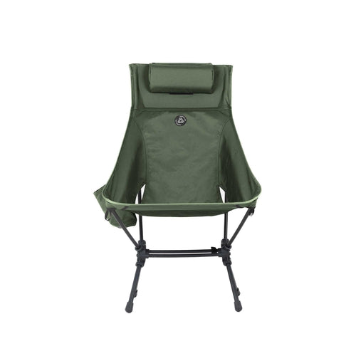 High Back Ultralight Folding Camping Chairs With Storage Pouches