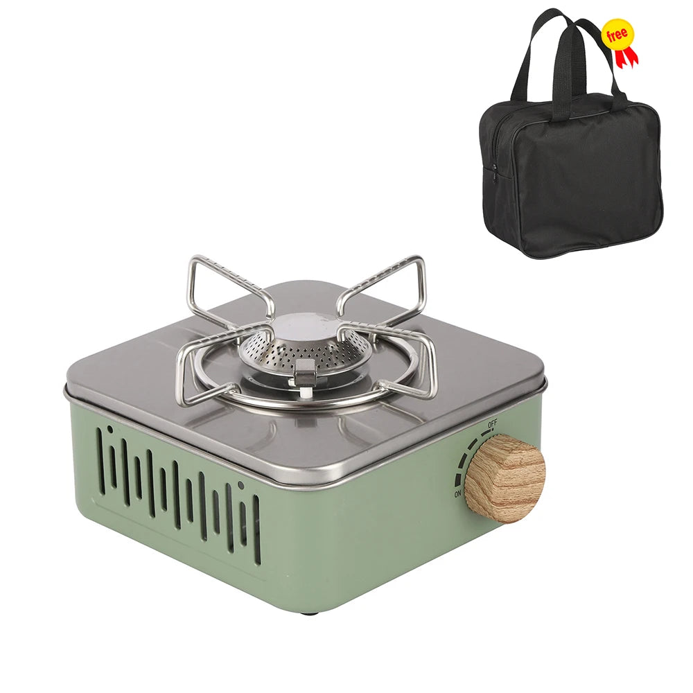 Camping Gas Stove 2800W High Firepower Portable Cassette Furnace Outdoor Gas Burner Picnic Camp