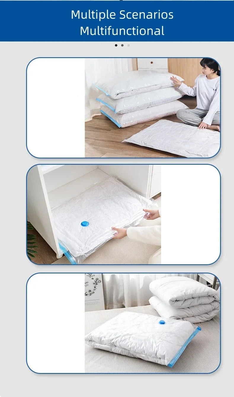Vacuum Storage Bags or 1Pcs Pump, Vacuum Seal Bag Space Saving Bags
