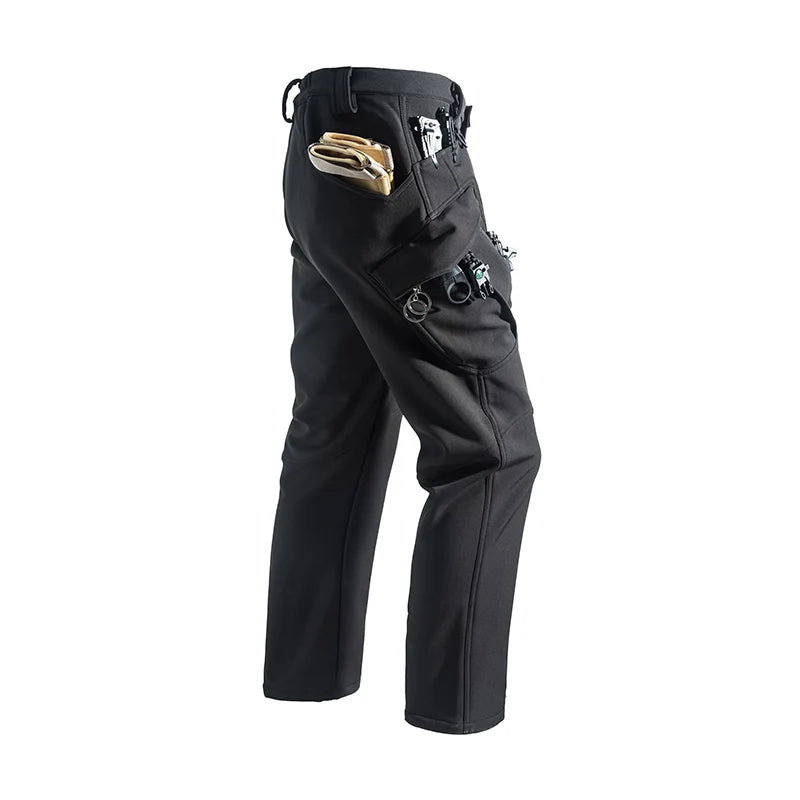 Men's Winter Autumn Fleece Sharkskin Waterproof Tactical Military Camping Hiking Jackets Climbing Hunting Coats Combat Pants