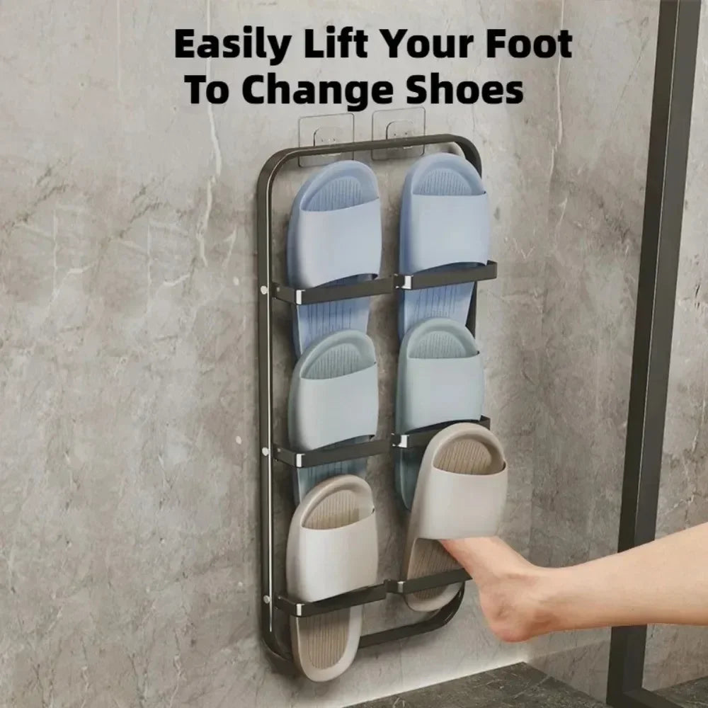Shoe Rack Behind Door