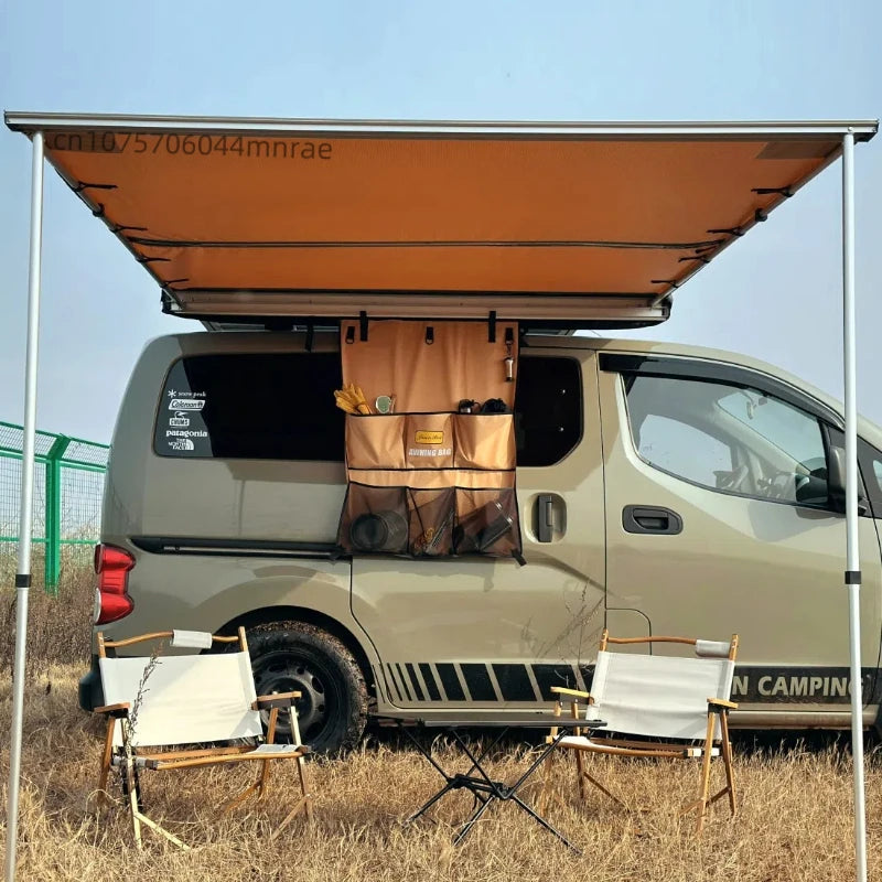 Outdoor Car Side Tent, Shelter with Windows,