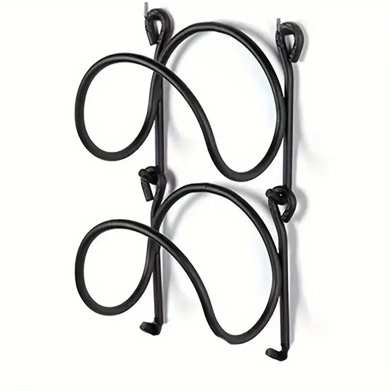 2-6Pcs Wall Mounted Towel Rack with Hooks