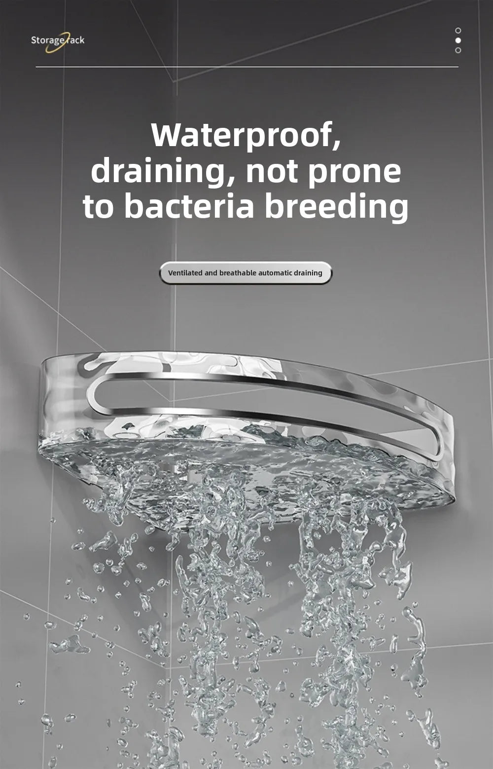 Bathroom Shelves Storage Organizer