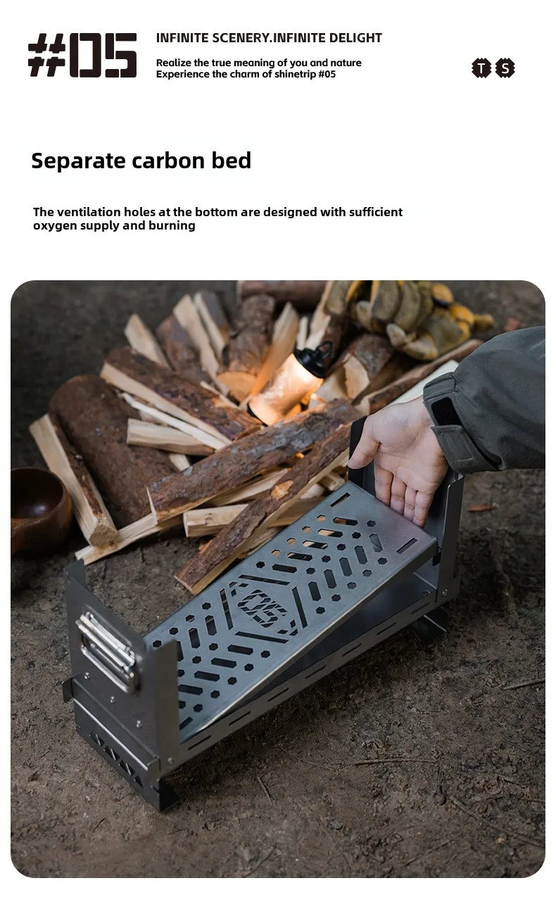 Winter Stainless Steel  Furnace Foldable Portable