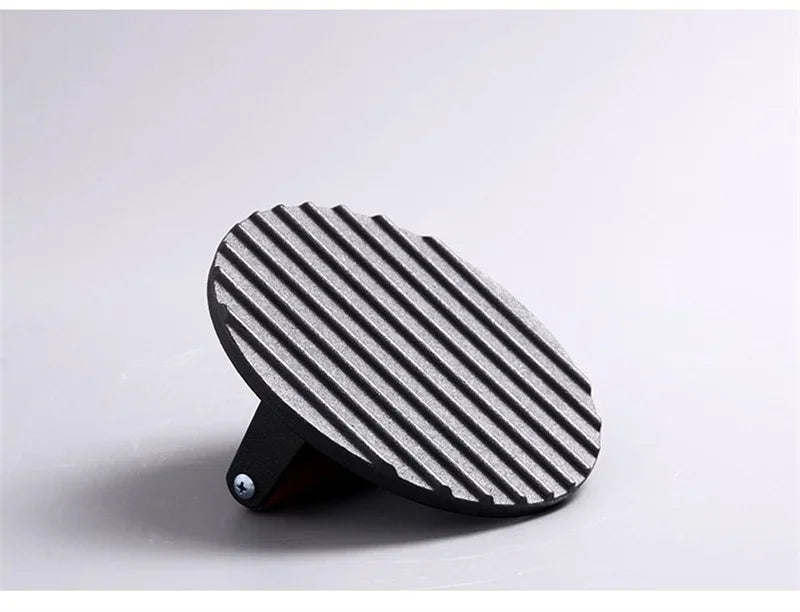 Cast Iron Steak Burger Press Round Rectangular Uncoated Heavy-Duty Meat Press with Handle for Outdoor Grill Food Cooking Tools