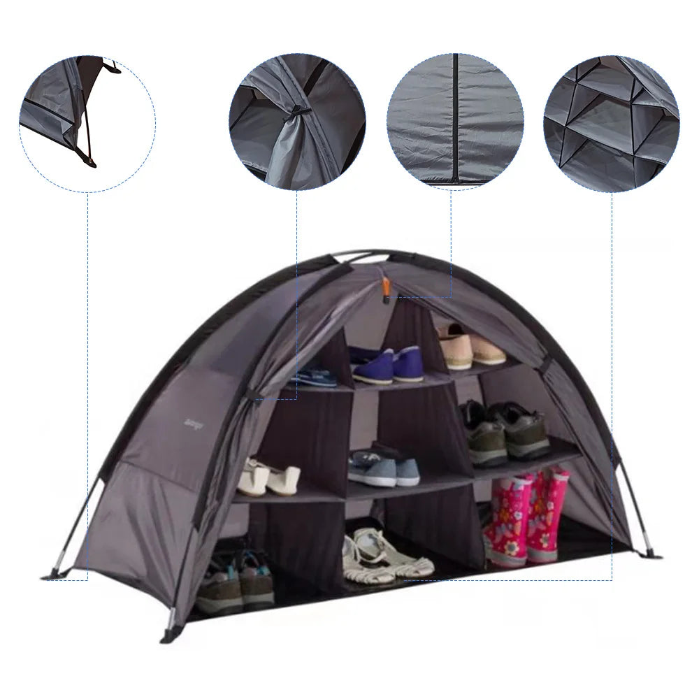 Outdoor Storage Tent Waterproof Compact and Portable Camping Storage Cabinet