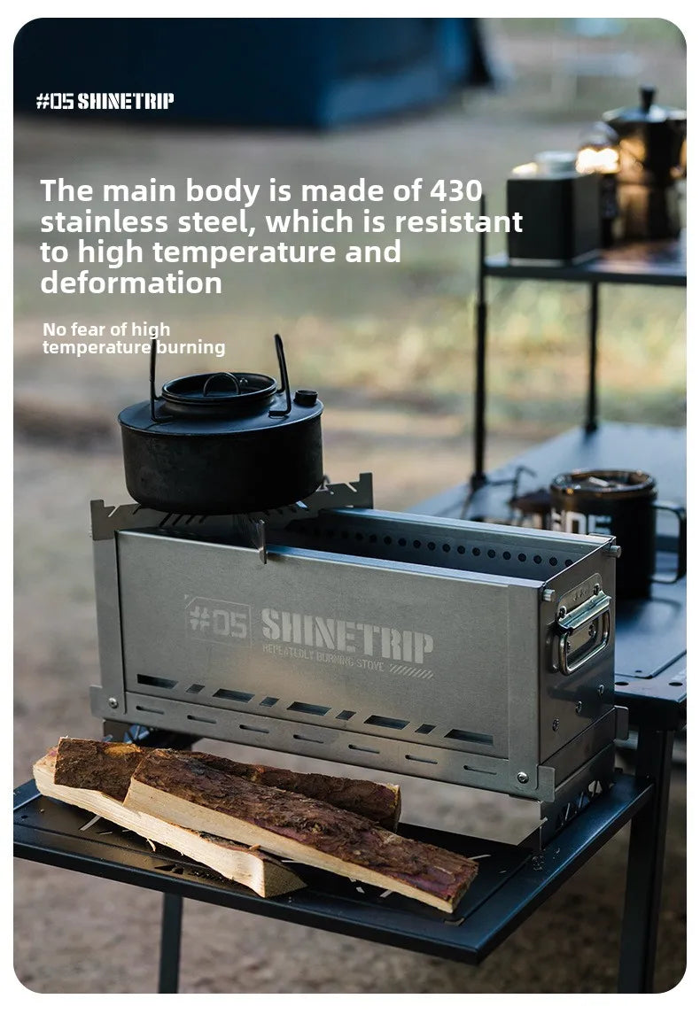 Winter Stainless Steel  Furnace Foldable Portable