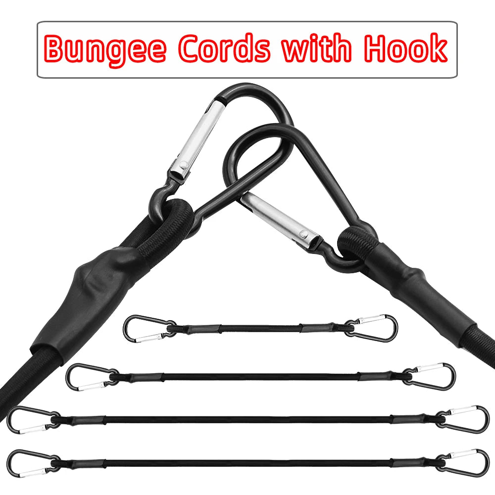 Bungee Cords with lightweight Carabiners