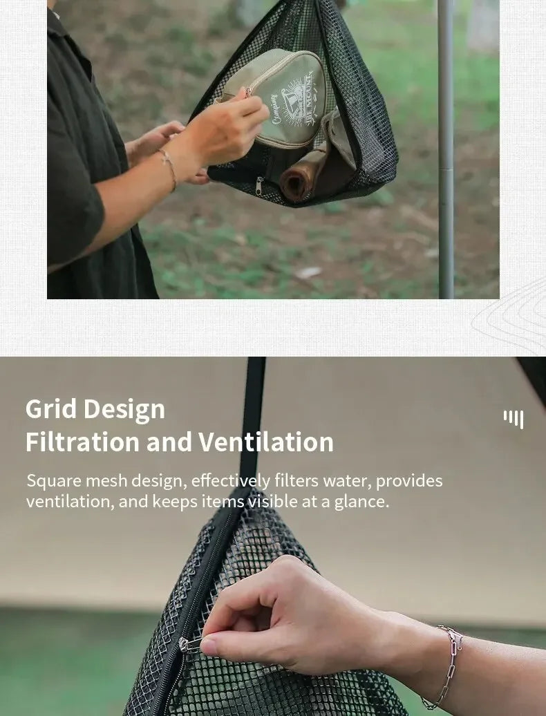 Camping Organizer Mesh Storage For Foods Clothes