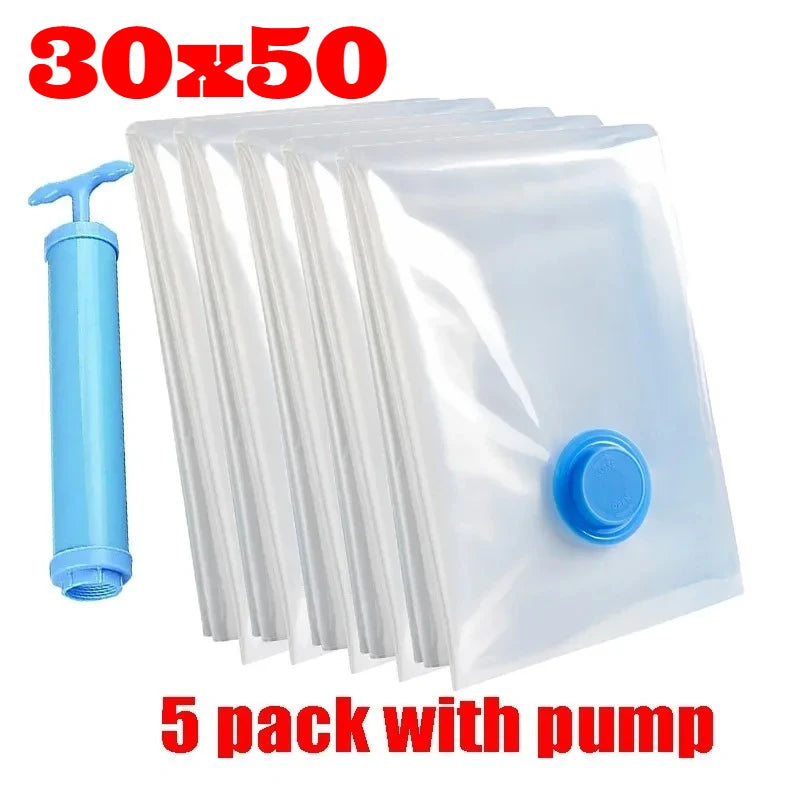 Vacuum Storage Bags or 1Pcs Pump, Vacuum Seal Bag Space Saving Bags