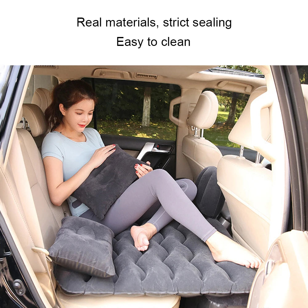 Inflatable Travel Mattress Universal for Back Seat