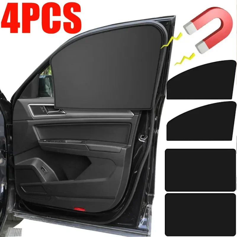 Magnetic Car Window Sunshade Cover Summer UV Protection