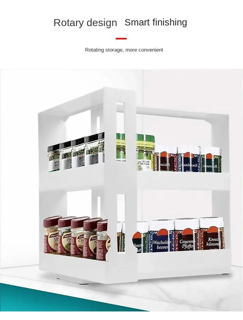 Rotating Spice Storage Shelf