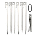 Camping Tent Stakes 6Pcs Stainless Steel