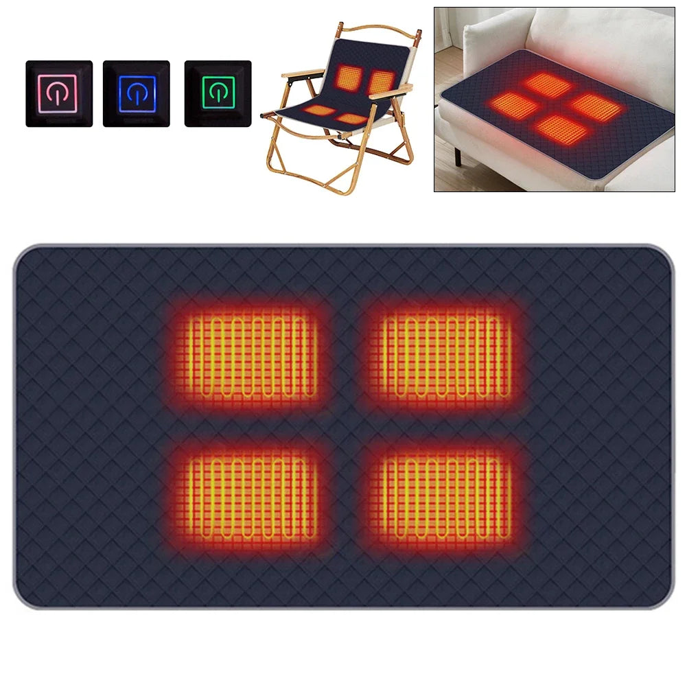 USB Heated Winter Camping Sleeping Bag