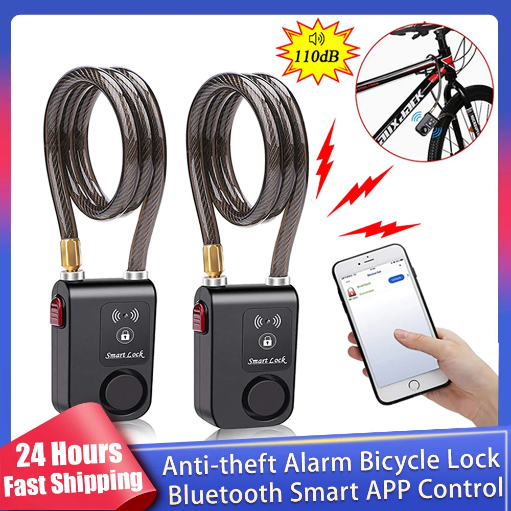 Anti-theft Alarm Lock Bluetooth Smart APP