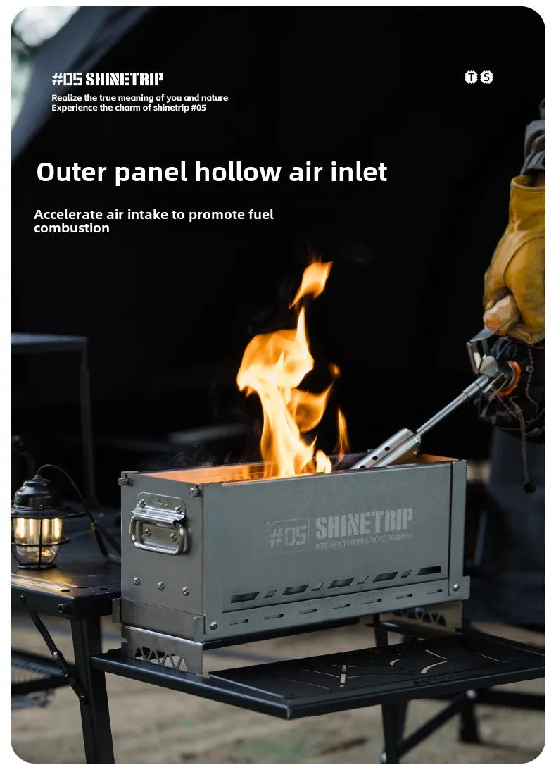 Winter Stainless Steel  Furnace Foldable Portable