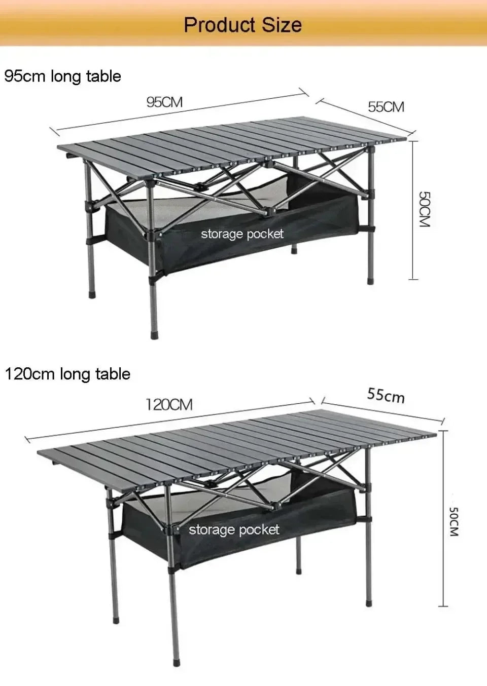 Outdoor Folding Table Easy Aluminum Alloy