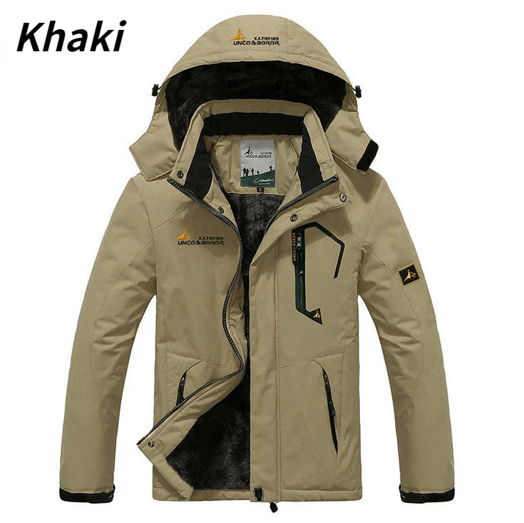 Winter Parka Men Windbreak