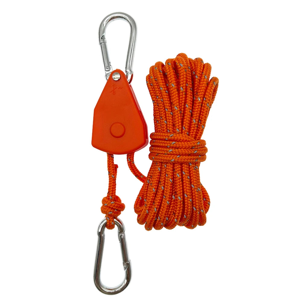 Tent Fastener Fixed Buckle Pulley Rope