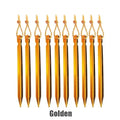 Heavy Duty Aluminum Alloy Tent Pegs
