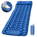 Outdoor Sleeping Pad Camping Inflatable Mattress with Pillows